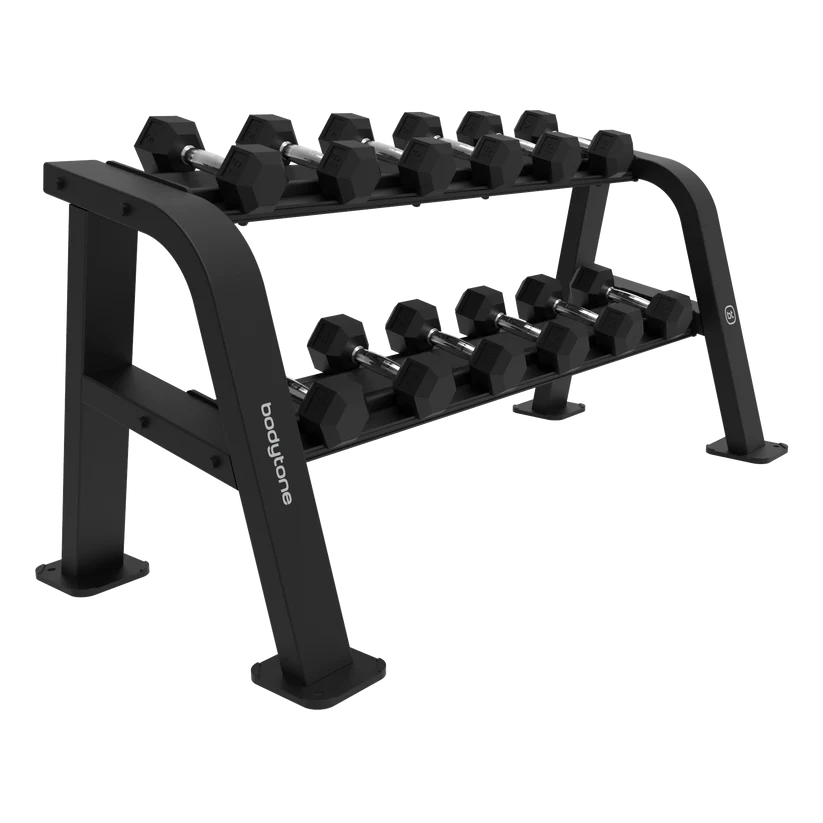 Forza rack for 6 pairs of hexagonal dumbbells