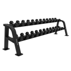 Forza rack for 12 pairs of hexagonal dumbbells